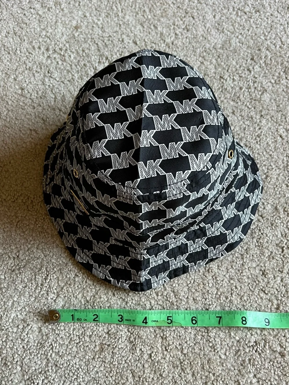 Michael Kors Black and White Logo Bucket Hat